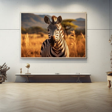 Tableau Image De Zèbre